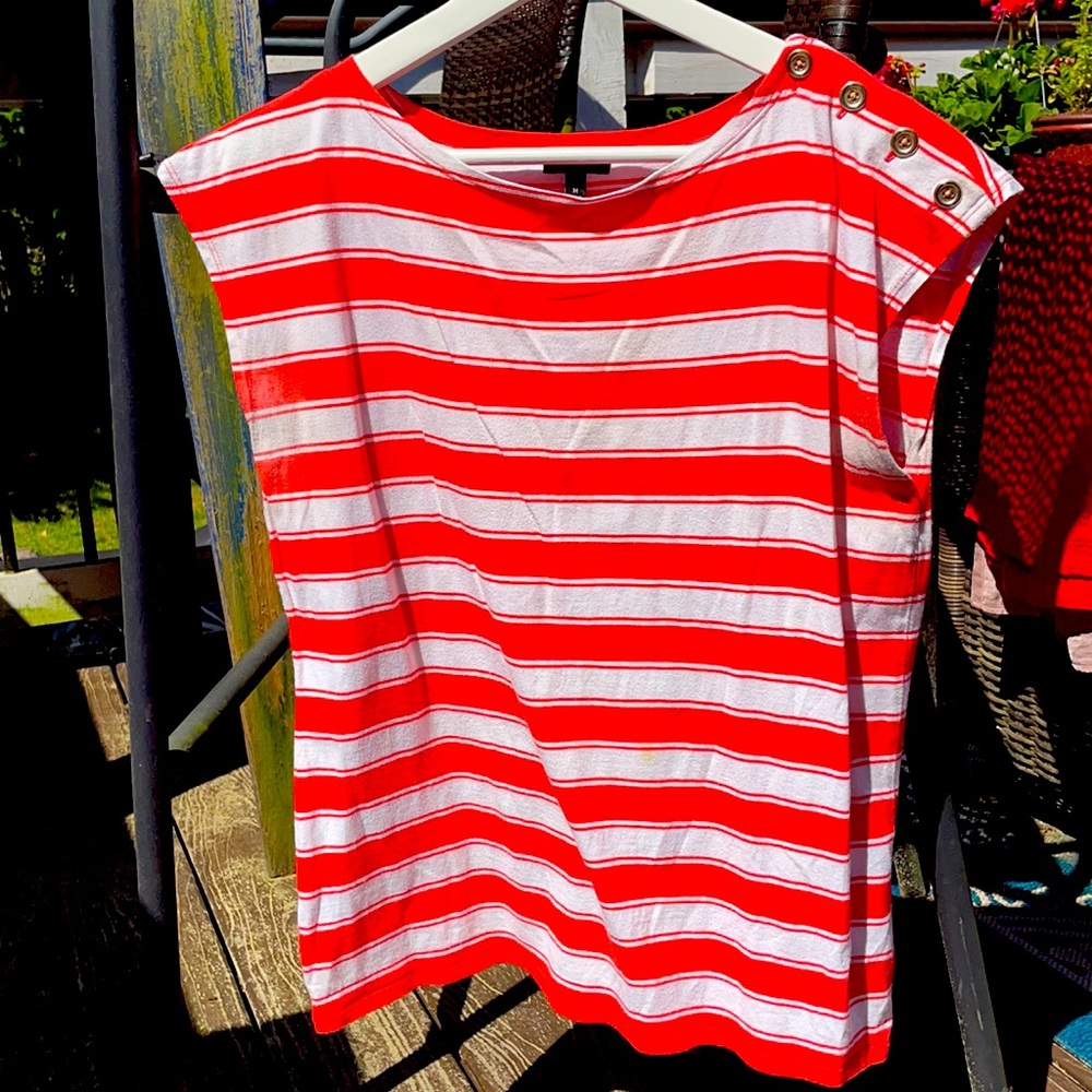 Striped casual T